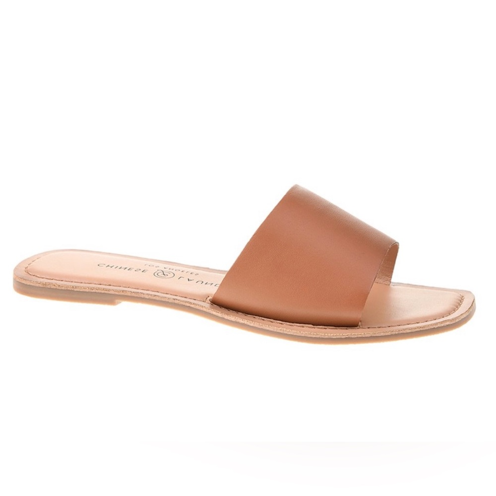 Chinese laundry leather sandals